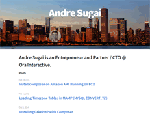 Tablet Screenshot of andresugai.com